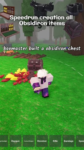 All Obsidian items #roblox #99nightintheforest