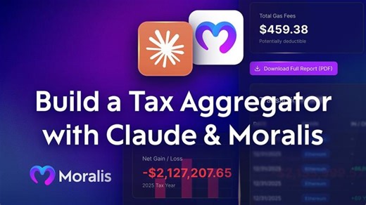 Build a Tax Aggregator with Claude Moralis | Moralis