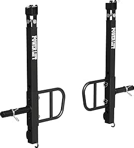 ER KANG Adjustable Jammer Arms for Power Cage, Fit 2"x2" Power Cage, 600LBS Capacity Lever Arm, Squat Rack Attachment for Body Strength Training Home Gym (50mm*50mm)