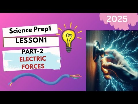 Science Prep 1 | Unit 2 -lesson1 Electric Forces /Part-2 (2025)