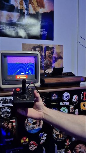 O clássico dos clássicos. Enduro Atari 2600 🏎🕹 #retrogaming #atarigames #enduro