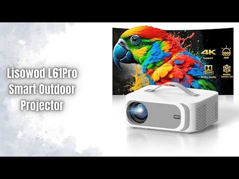 Lisowod L61Pro Review | 2000 ANSI Smart Outdoor Projector!
