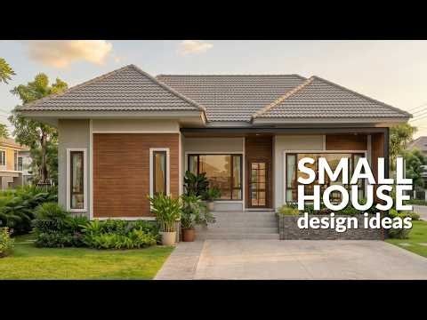 Beautiful Tropical Modern Home Tour | Small House Designs 12 x 10 m.