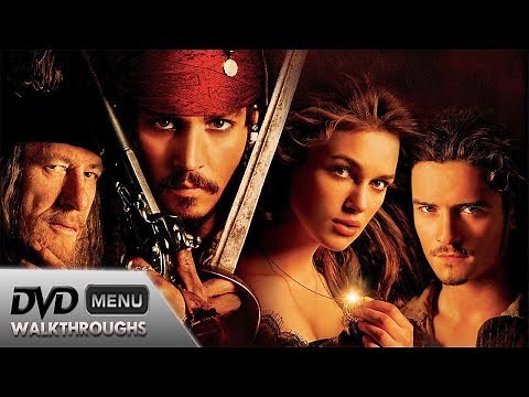 Pirates of the Caribbean The Curse of the Black Pearl (2003) DvD Menu Walkthrough