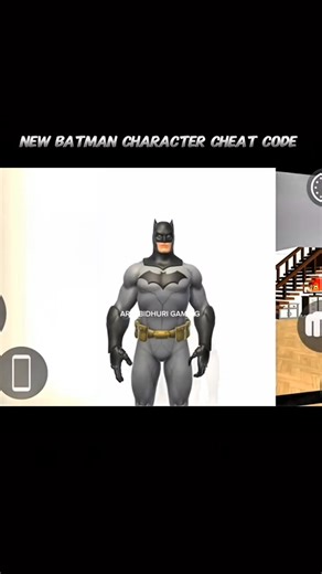 New batman character cheat code in indian bike driving 3d new update #viral #gaming
