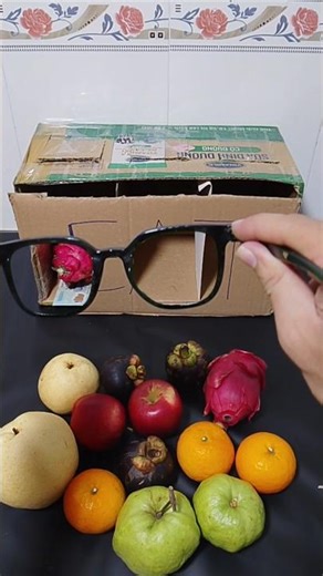 thử thách đoán trái cây vui nhộn | play fruit challenge funny #fruit #shorts