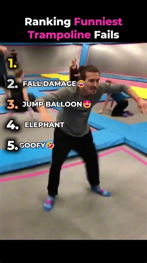 Ranking Funniest Trampoline Fails