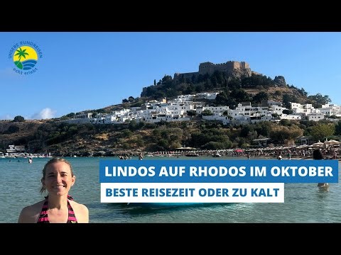 Lindos on Rhodes in October – Our Experience with Weather, Swimming and Atmosphere