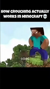 How CROUCHING Actually Works In Minecraft...💀