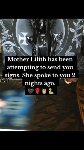 Jordyn Lilitu on Instagram: "Mother Lilith is attempting to reach you, will you accept the call? Comment I accept Liliths call 🖤🌹🍎🦉🐍 #Lilith #tarotreadersofinstagram #tarotcommunity #shadowwork #fy #tarot #tarotreading #deity #witchtok #spiritualjourney #spiritualawakening #spiritual #spiritualgrowth"
