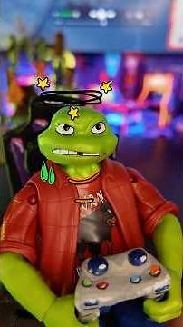 Ninja Turtle Toys Gaming on a Live Stream! 🎮 | Toymation #shorts