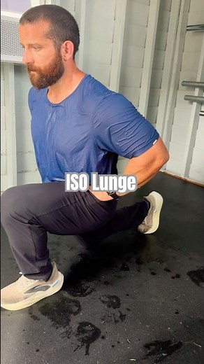 How to Perform the Isometric Lunge