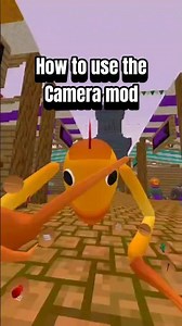 How to use the camera mod in animal blocks #beastcraft #animalblocks #minecraft #minecraftmovie