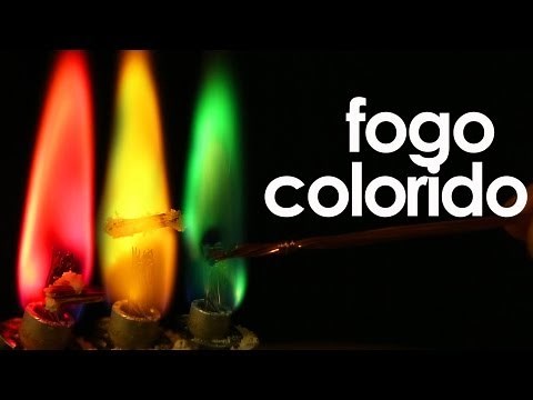 How to make colored fire (CHEMISTRY EXPERIMENTS)