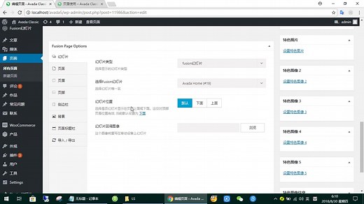 Avada汉化版视频教程：页面 1