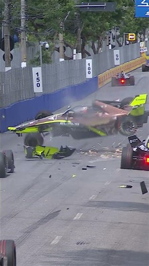 This TERRIFYING crash sends him into the AIR 😱