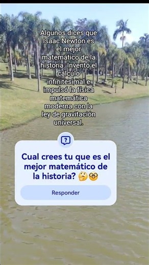 El mejor matemático de la historia #quiz #sabiasque #matematicas #newton