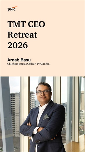 PwC India on Instagram: "Arnab Basu, Partner and Chief Industries Officer, PwC India, reflects on the powerful momentum shaping the TMT sector at the recently concluded TMT CEO Retreat 2026. The conversation spotlighted how clients, startups, and partners are rapidly reconfiguring their businesses for an AI-led world. We’re seeing a clear shift—from digital experimentation to scaling real outcomes across semiconductors, data centres, and software platforms. The pressing challenge is converting i