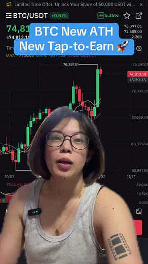 BTC hits new ATH as Trump wins #uselection2024 🚀 Napapanahon sa election-themed tap-to-earn sa tg, #TapWarrior 👊 May daily zoom meetings din sila na pwede mong salihan at pwede kang makakuha ng goodies for joining 😊 #jannideppster #web3withjanni #airdrop