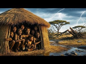 Life Million Of Years Ago | Ancient Survival Skills: How Cavemen Built Shelter Before the Storm