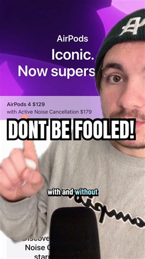 airpod 4s have more than just a noise cancelling difference... be careful