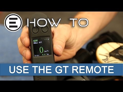 How To Use The Evolve GT Remote || Evolve Skateboards