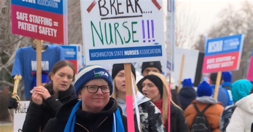 Kadlec nurses hold informational picket over safety concerns, contract negotiations