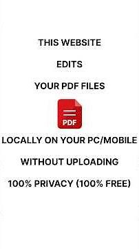 How to Edit PDFs 100% Offline (Zero Uploads! 100% Privacy) 🔒