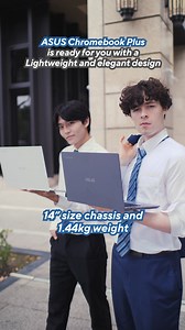 Go through your daily tasks from anywhere, anytime. The new ASUS Chromebook Plus CX34 is so easy to carry around that you could even run with it. Check the lightweight design here: https://asus.click/CX34vid4_fb #ChromebookPlus #ASUS | ASUS