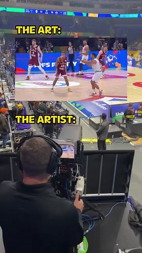 The real smooth operator ⛷️🎥 #FIBAWC | FIBA