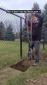 176K views · 67 reactions | This is how I set my fence posts. I dig...