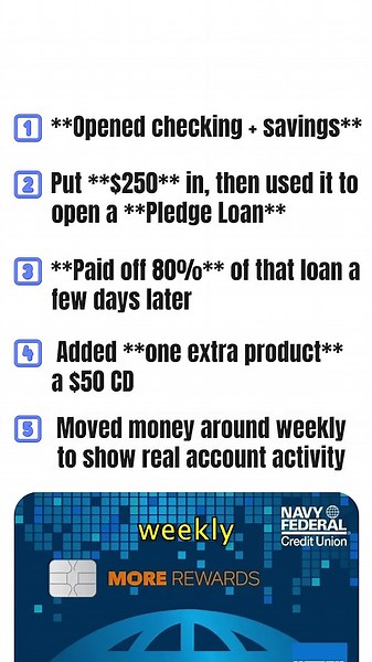 How someone with 590 credit got a $7,000 Navy Fed card