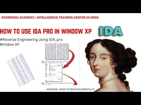 How to use IDA pro in Window XP | #reverseengineering #IDApro #forensics #informationsecurity