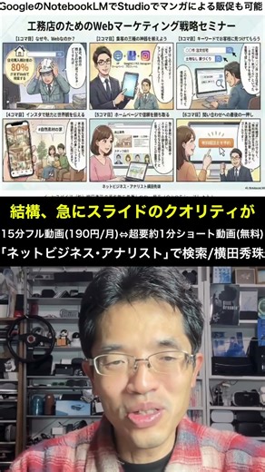ネットビジネス･アナリスト2025年11月ブログ･スライド８３枚 #shorts #横田秀珠