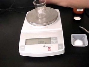 7. Measuring Mass with Electronic Balance