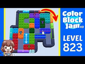 Color Block Jam Level 823 Solution Walkthrough