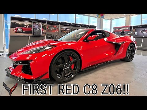 FIRST TORCH RED C8 Z06 in TEXAS!!!