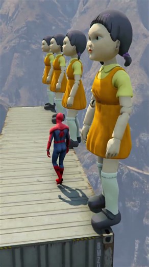 GTA 5 Epic Sky Water Ragdolls Spiderman Jump/Fails Ep 198 #shorts