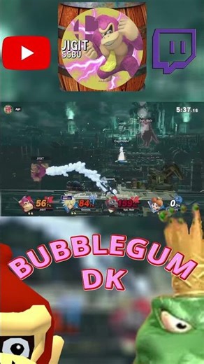BUBBLEGUM DK #smashbros #smashbros #gaming #nintendo #donkeykong