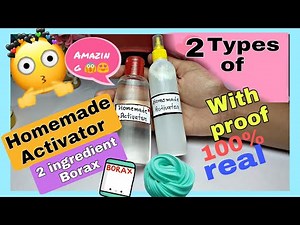 How to make Slime Activator at home!!! With proof😱😱//Borax activator//100% Real#slimeactivator#slime