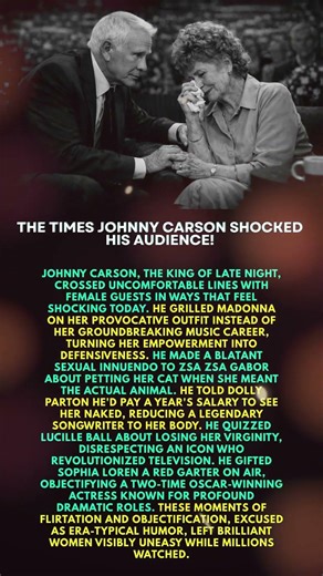 The Times Johnny Carson Shocked His Audience!