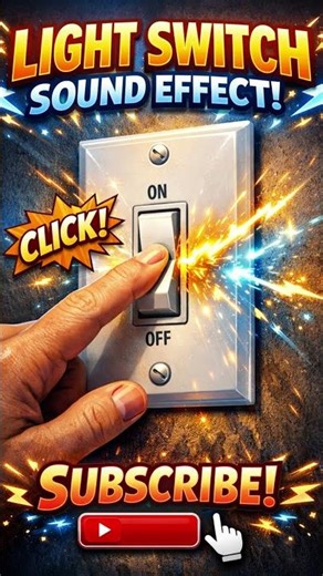 Light Switch Sound Effect | Clean Click On Off Sound