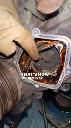 HOW TO REMOVE A WATER PUMP FROM A 350Z #350z #water #pump #removal #procedure #mechanic #life #tips
