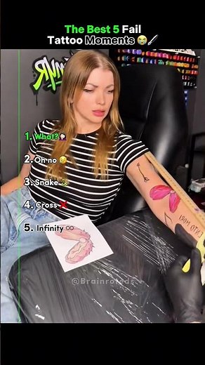 The Best 5 Fail Tattoo Moments (Worst Ink Nightmares!) 😭💀