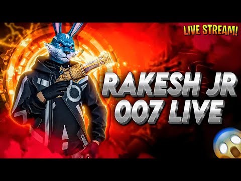 FREE FIRE LIVE 🔴 CS RANK PUSH TO GRANDMASTER RAKESH JR 007 #live #freefire #ajjubhai #raistar