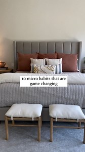 #4 is game changing🤯⬇️ The saying is true, “it’s the little things in life”. And that couldn’t be more true for stressed & overwhelmed moms of littles. These 10 daily habits have transformed my messy home, even with toddlers & babies at home. 1. Run robot vacuum every morning 2. Start one load of laundry every day 3. Put away clean dishes every morning 4. Hide Clorox wipes behind toilet for a daily quick wipe down There are 6 more game changing micro habits plus a calendar available for free! C