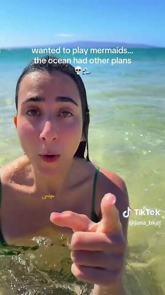 the ocean said “no.” 🌊 #maui #hawaiitiktok #mermaids #comedytiktok #h20justaddwater
