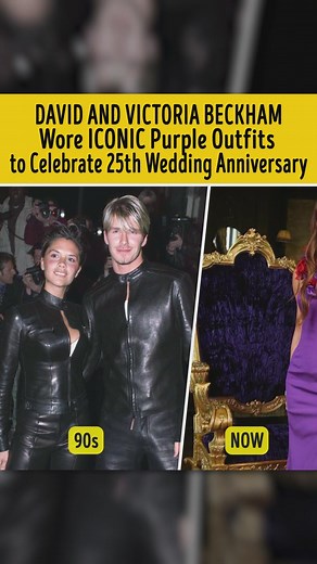 David and Victoria Beckham Wore ICONIC Purple Outfits to Celebrate 25th Wedding Anniversary | You're Gorgeous