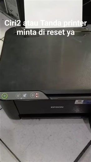 CIRI-CIRI PRINTER MINTA DI RESET.