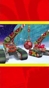 Blaze harnesses CHRISTMAS POWER with Santa Claus! 🎅